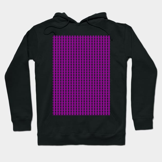 Grid in pink Hoodie by Slownessi